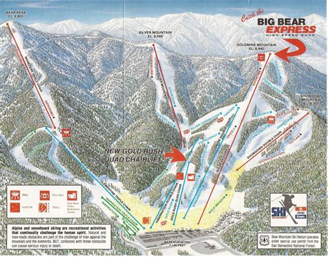Big Bear Mountain Resort Trail Map