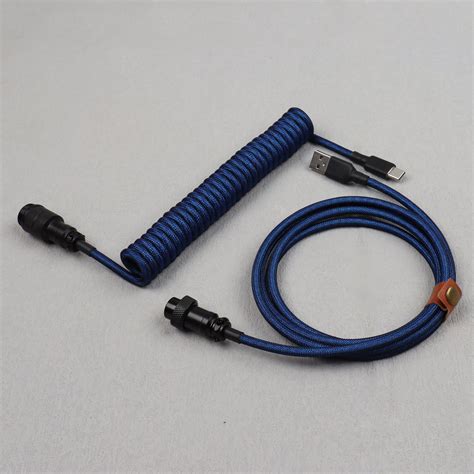 Dark Blue Gx16 Aviator Connector Premium Mechanical Keyboard 3.5m Cabl ...