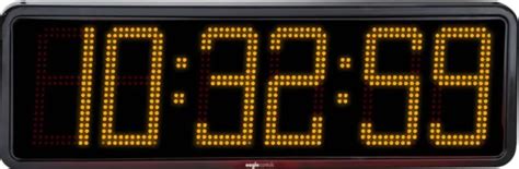 Sailor LED Display Noida - Led 30 X 12 Inch Blue Digital Display Clock ...