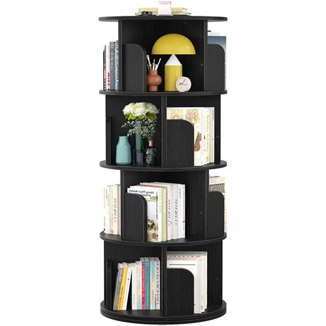 Snapklik.com : Rotating Bookshelf, 360 Display Corner Bookshelf For ...