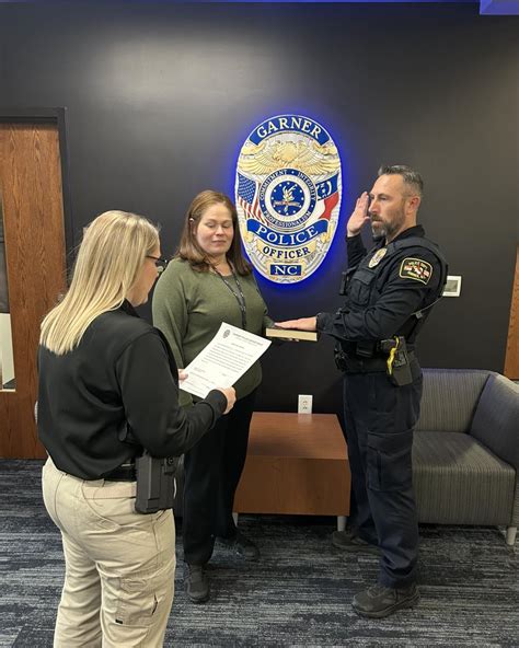 Garner Police Department | Today, we got the honor of promoting 2 more ...