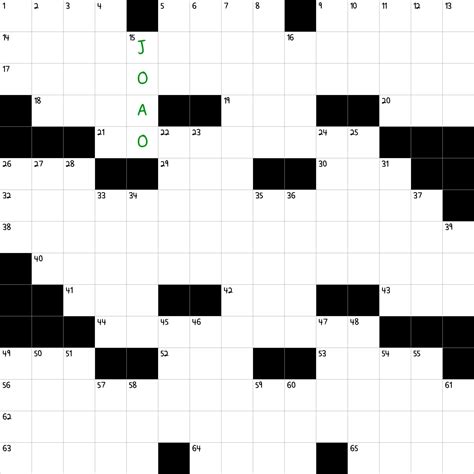 John, in Portuguese NYT Crossword Clue - December 20 2024