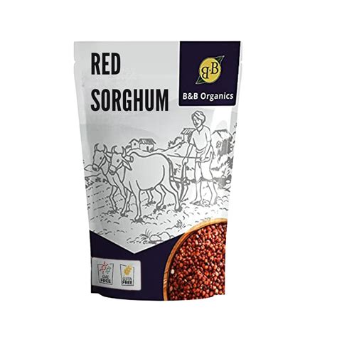 B&B Organics Red Sorghum(1 kg)/ Sivappu Cholam/Traditional Millet ...