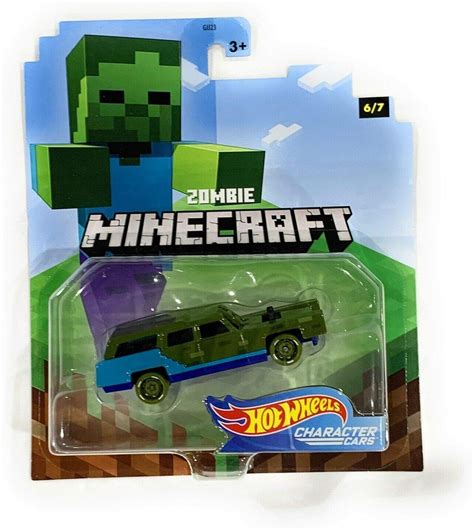 Buy Hot Wheels 2020 1:64 Gaming Characters Cars Minecraft Complete Set ...