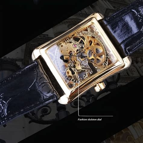 Men’s Luxury Skeleton Mechanical Watch – bshopy.in