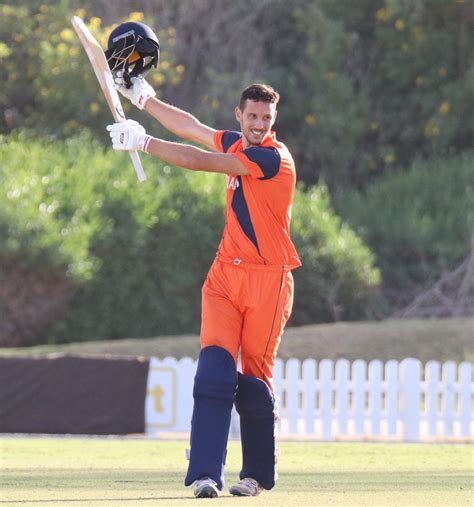 Ben Cooper celebrates after bringing up his maiden List A ton ...