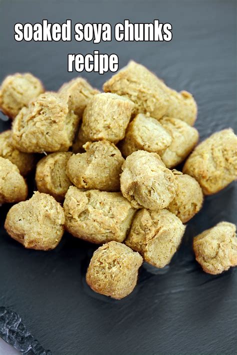 soaked soya chunks recipe | how to soak soya chunks | soaking soya chunks