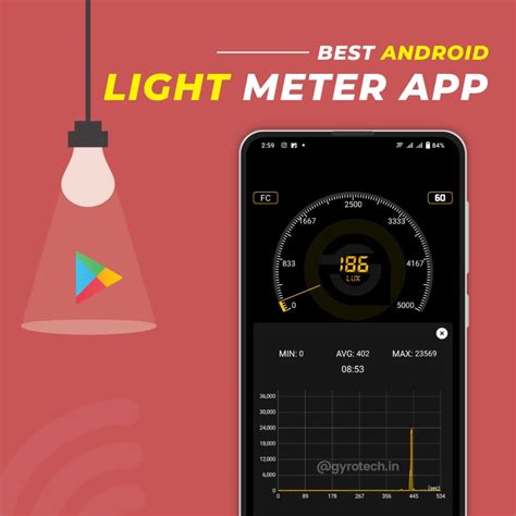 Best Light Meter App For Android Phone - LUX Meter - GyroTech