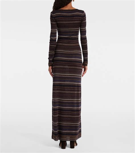 Striped maxi dress in brown - Missoni | Mytheresa