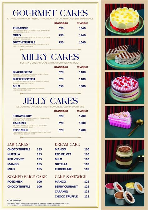 Menu at CK's Bakery, Sai Baba Colony, Coimbatore, 319