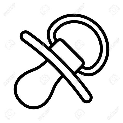 Baby Pacifier Drawing at GetDrawings | Free download