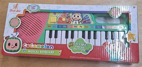 Buy CoComelon First Act Musical Keyboard, 23 Keys, Music, Coloring Page ...