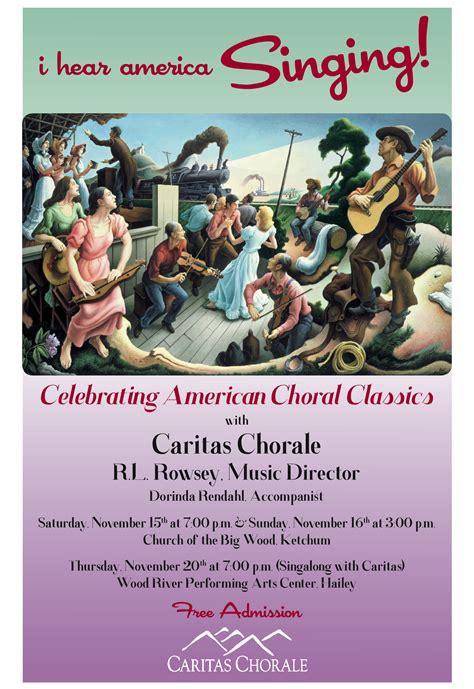 I Hear America Singing | Caritas Chorale