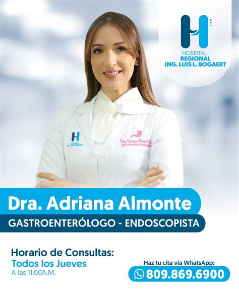 HOSPITAL ING. LUIS L. BOGAERT | Visita a la Dra. Adriana Almonte ...