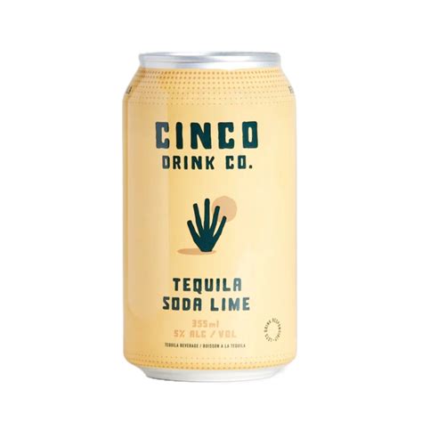 CINCO TEQUILA SODA LIME 1420ML – STB Warehouse