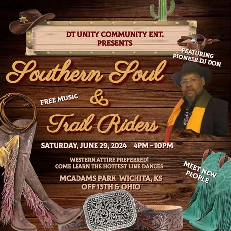 At Mc Adams Park Ict, Trail Riderz Cowboyz & Cowgirlz Southern Soul ...