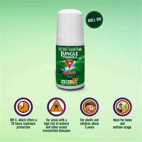 Buy JUNGLE FORMULA MAXIMUM INSECT REPELLANT ROLL ON - 50ML Online & Get Upto 60% OFF at PharmEasy