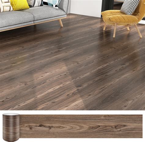Amazon.com: ROSEROSA Peel and Stick Engineered PVC Plank Wood Pattern ...