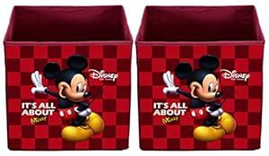 Kuber Industries Disney Mickey Mouse Print Non Woven Fabric Foldable ...