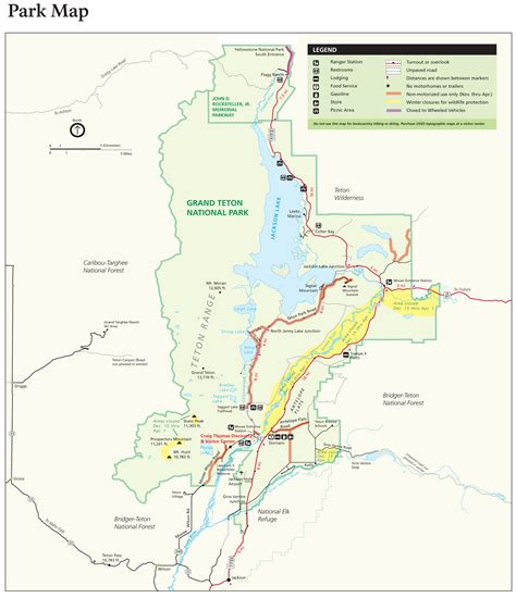 Grand Teton National Park Maps - AllTrips