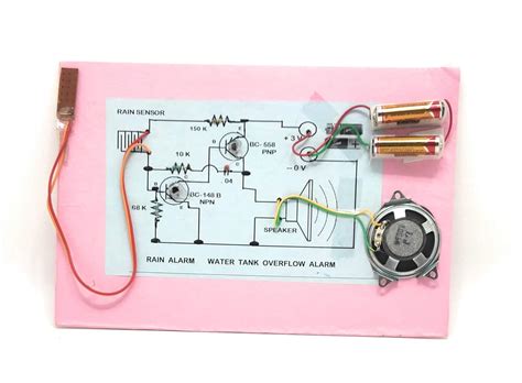 StepsToDo Water Sensor Based Rain Alarm / Water Tank Overflow Alarm ...
