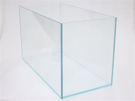 Glass Fish Tank Square Fish Tank for Fish Farming 23.6"*11.8"*13.8 ...