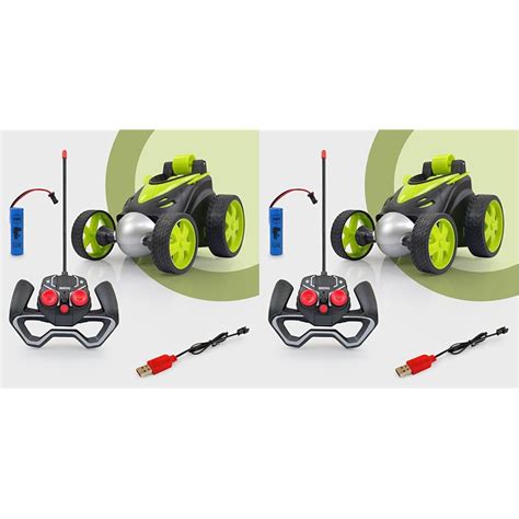 NHR Remote Control Car RC Stunt Vehicle 360°Rotating Rolling Radio ...