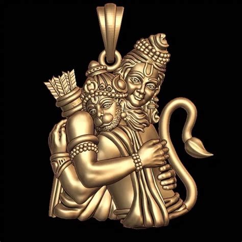 Murugan Pendant 3D Model