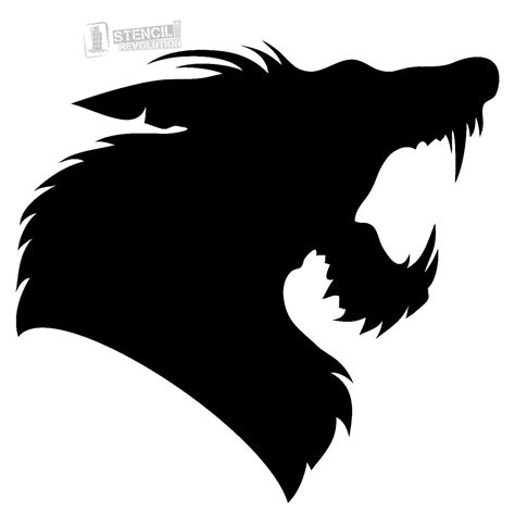 Werewolf Pumpkin Stencil Printable