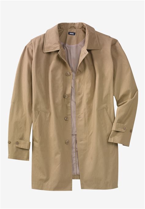 Water-Resistant Trench Coat | King Size