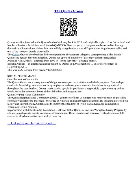 Qantas Life Cycle | PDF