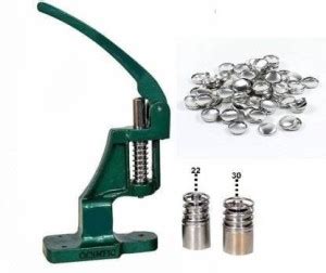 Mass Pro Button making machine with 2 steel dyes plus 1500 Shells ...