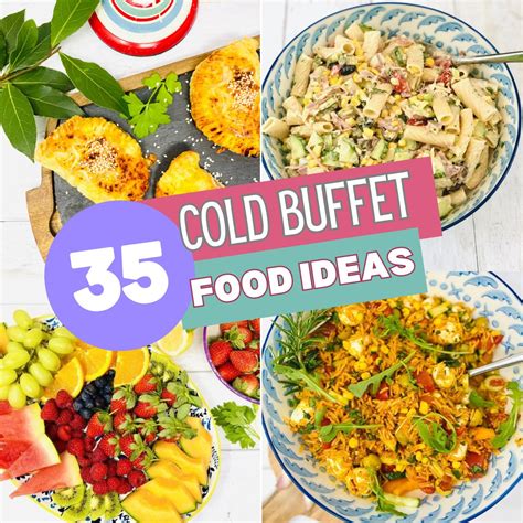 Cold Buffet Food Ideas For A Party - Daisies & Pie