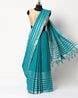 Buy Turquoise Green Sarees for Women by Patrode Online | Ajio.com
