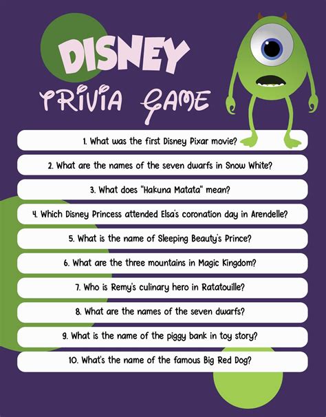 Disney Trivia Questions, Disney Movie Trivia, Movie Trivia Games ...