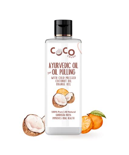 Ayurvedic Coconut Oil for Oil Pulling - Coconut Oil, Orange Oil (200 ml ...
