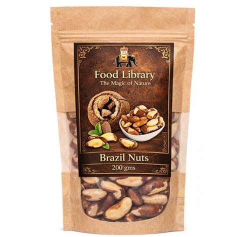 Food Library The Magic Of Nature Raw Brazil Nuts, 200g : Amazon.in ...
