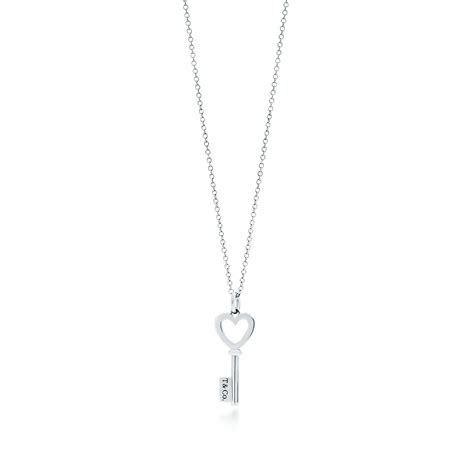 Tiffany Keys Heart Key Pendant in Silver | Tiffany & Co. CA