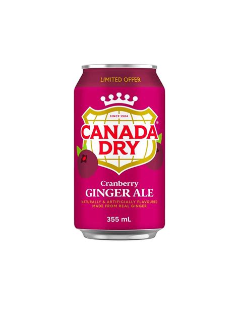 Canada Dry Cranberry Ginger Ale Soda Mini Cans at Harry Christison blog