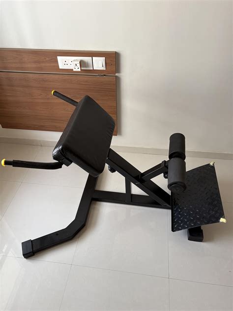 TheCriff Hyperextension Roman Chair Bench for Back Workout | 2x2 Pipe ...