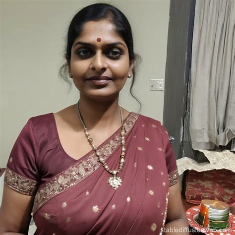 Indian Aunty Portrait | Stable Diffusion Online