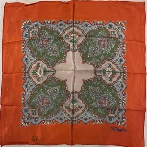 CACHAREL "Small Flower Print" Scarf -5set- -Dead Stock!- | CARBOOTS