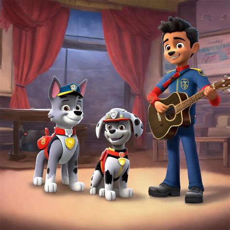 Paw patrol fanfiction Marshall and Everest Fanart
