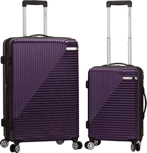 Buy Rockland Star Trail Hardside Spinner Wheel Luggage, Purple, 2-Piece Set 2028 Online at ...