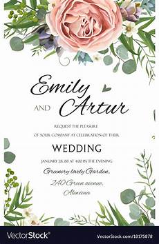 Wedding Invitation Card Stock by Wedding Invitation Invite Save The Date Floral Vector Image Wedding Invitation Card Stock