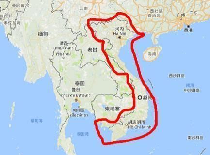 求一份越南和中国交界一带的地图