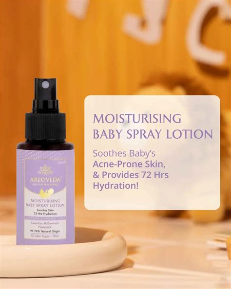 Mini Mom and Baby Lotion Combo | Moisturising Spray Lotion Set – AreoVeda
