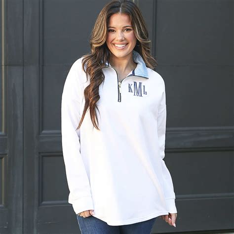 Personalized Quarter Zip Sweatshirt