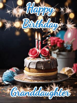 Happy Birthday Granddaughter GIF 46