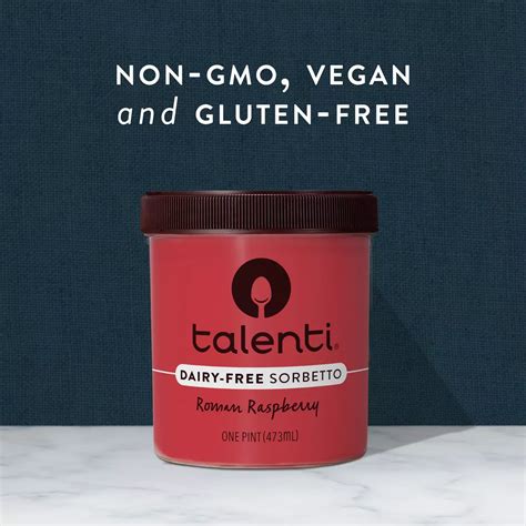 Talenti Roman Raspberry Dairy-Free Sorbetto - Shop Sorbet at H-E-B